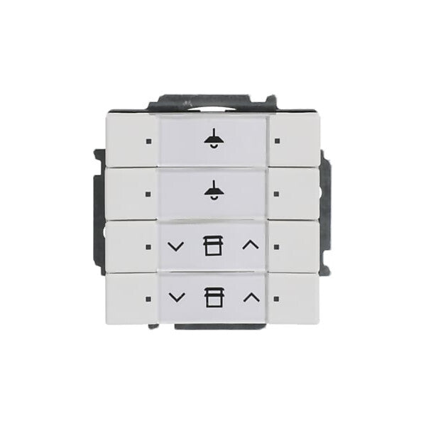 Busch-Jaeger Tastsensor 4fach mit Busankoppler 6127/01-84